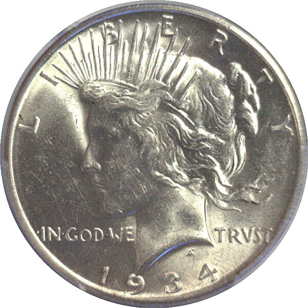 1934-D Peace Dollar  - PCGS MS-63 - Image 2