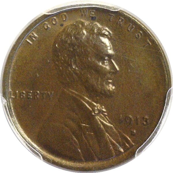 1913-D Lincoln Cent  -  PCGS MS-63 BN - Image 2