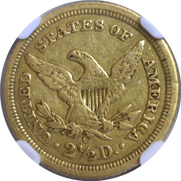 1843-C  $2 1/2 Liberty  -  NGC AU-53 - Image 3