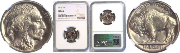 1915 Buffalo Nickel -   NGC MS-64