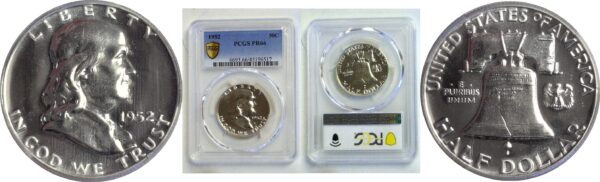 1952 Franklin Half Dollar  -  PCGS PR-66