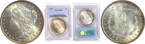 1879 Morgan Dollar. -  PCGS MS-65