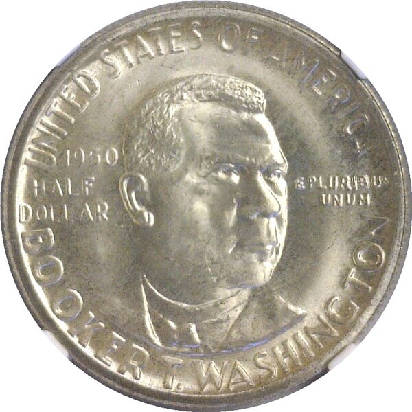 1950-D Booker T. Washington Commemorative Half Dollar. -  NGC MS-66+ - Image 2