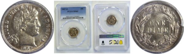 1907-O Barber Dime. -  PCGS MS-63