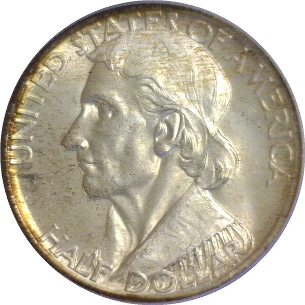1937-S Boone Commemorative Half Dollar  -   PCGS MS-67  CAC - Image 2