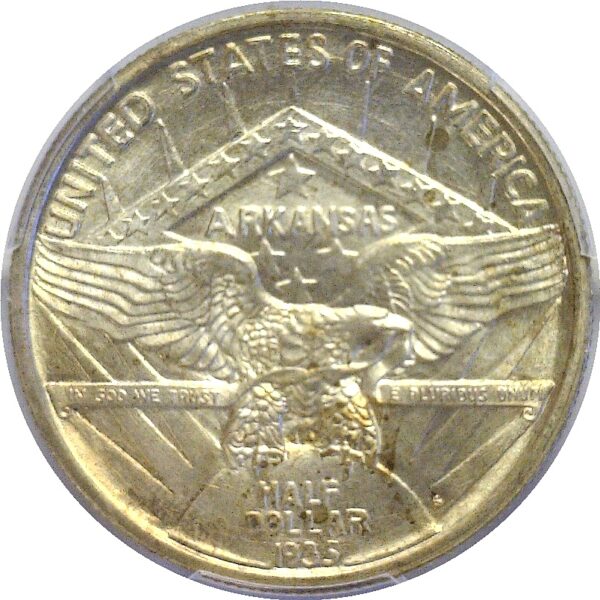 1935-S Arkansas Commemorative Half Dollar.  -  PCGS MS-66 - Image 3