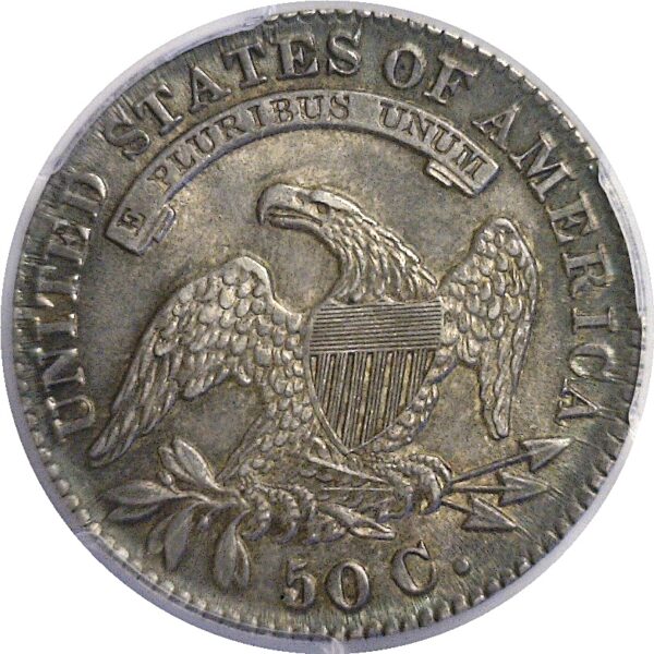 1830 Bust Half Dollar  -  PCGS AU-55 - Image 3