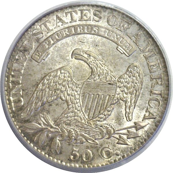 1825 Bust Half Dollar. -  PCGS AU-58 - Image 3