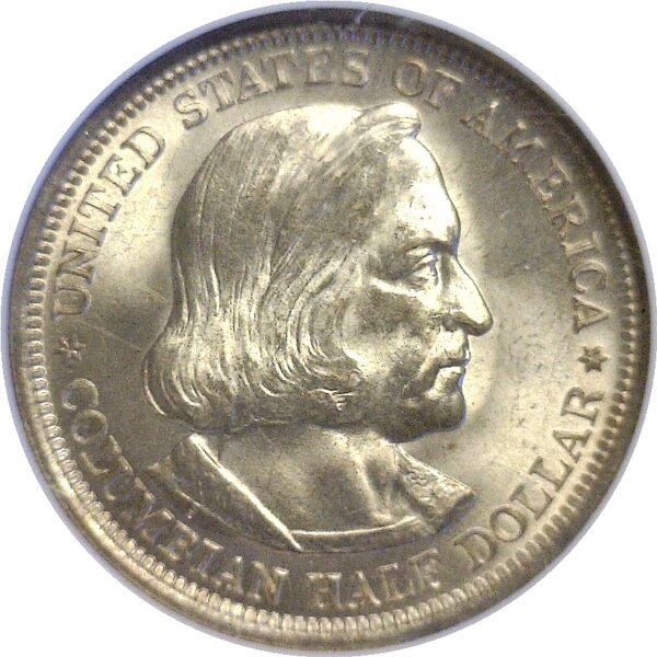 1893 Columbian/Expo Commemorative Half Dollar  -  NGC MS-65 - Image 2