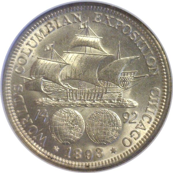 1893 Columbian/Expo Commemorative Half Dollar  -  NGC MS-65 - Image 3