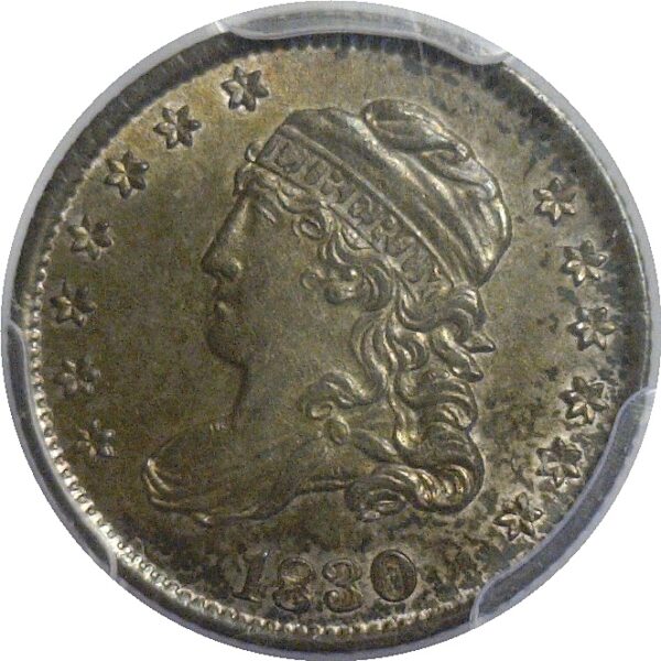 1830 Bust Half Dime  -  PCGS MS-62 - Image 2