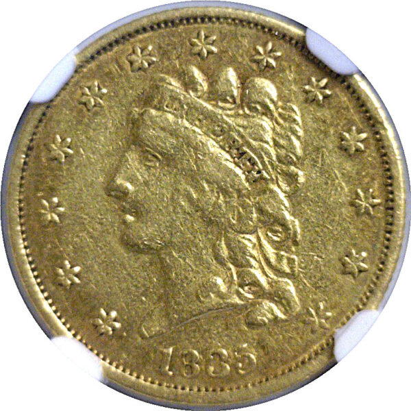 1835 $2 1/2 Classic. -  NGC XF-45 - Image 2