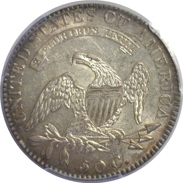 1820 Bust Half Dollar  -  PCGS AU-58 - Image 3