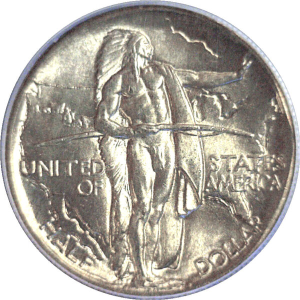 1928 Oregon Trail Commemorative Half Dollar  -  PCGS MS-67 - Image 2