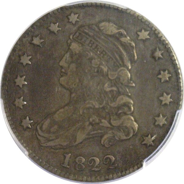 1822 Bust Quarter. -  PCGS VF-35 - Image 2