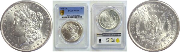 1878-CC Morgan Dollar  -  PCGS AU-58