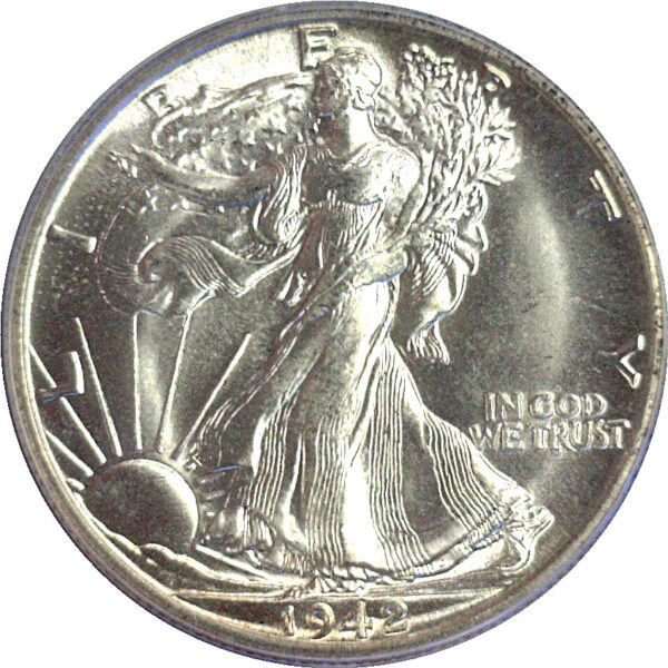 1942-D Walking Liberty Half Dollar   PCGS MS-66 - Image 2