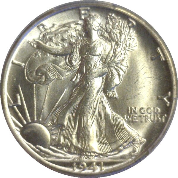 1941-D Walking Liberty Half Dollar  -  PCGS MS-65 - Image 2