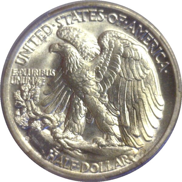 1941-D Walking Liberty Half Dollar  -  PCGS MS-65 - Image 3