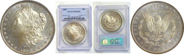 1898 Morgan Dollar  -  PCGS MS-66 PL