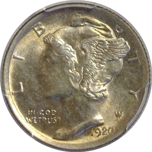 1920 Mercury Dime. -  PCGS MS-63 FB - Image 2