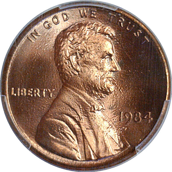 1984 Doubled Die Obverse. Lincoln Cent  -  PCGS MS-67 RD - Image 2