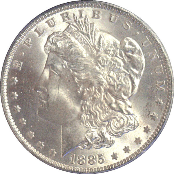 1885-O Morgan Dollar  -  PCGS MS-65  CAC - Image 2