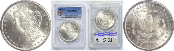 1879-S Morgan Dollar. -  PCGS MS-66