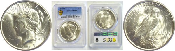 1927-S Peace Dollar. -  PCGS MS-62