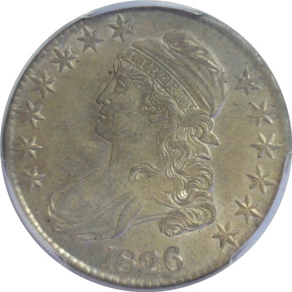 1826 Bust Half Dollar -   PCGS AU-58 - Image 2