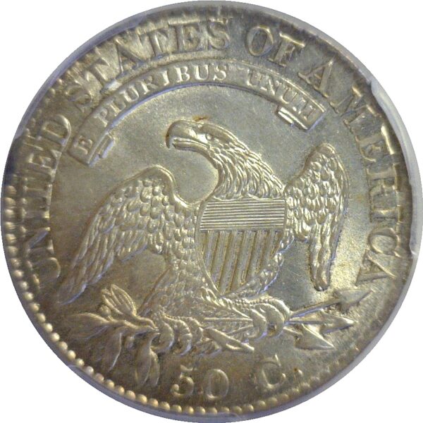 1826 Bust Half Dollar -   PCGS AU-58 - Image 3