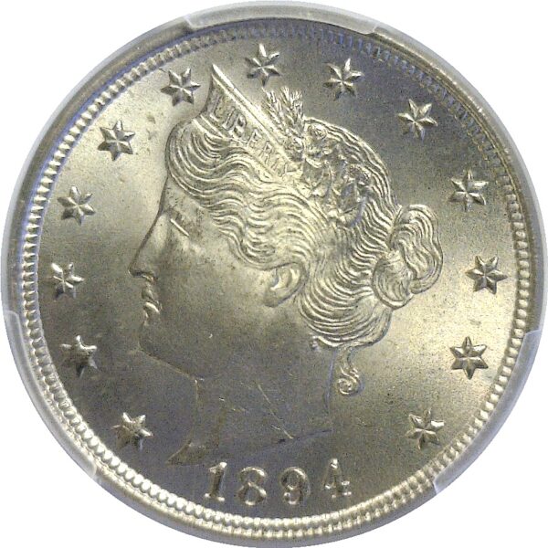 1894 Liberty Nickel  -  PCGS MS-66 - Image 2