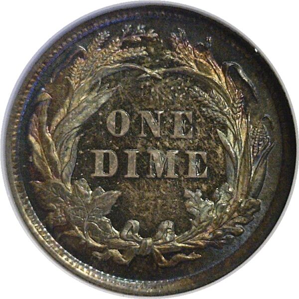 1894 Barber Dime  -  NGC PF-66  CAC - Image 3