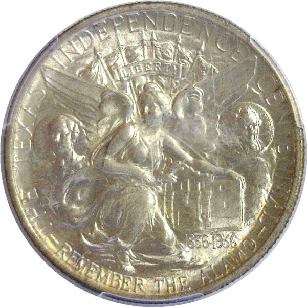 1934 Texas Commemorative Half Dollar. -  PCGS MS-66 - Image 3