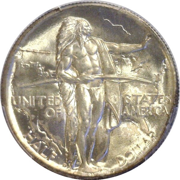 1937-D Oregon Trail Commemorative Half Dollar  -  PCGS MS-64 - Image 2