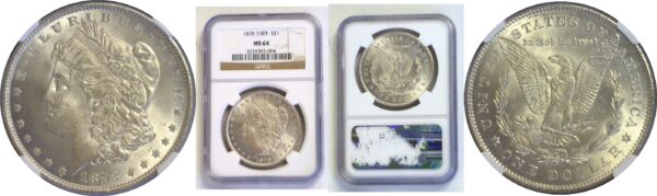 1878-7/8TF Morgan Dollar  -  NGC MS-64