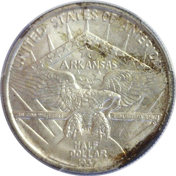 1937-S Arkansas Commemorative Half Dollar. -  PCGS MS-66 - Image 3