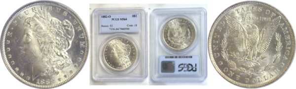 1882-O Morgan Dollar  -  PCGS MS-64