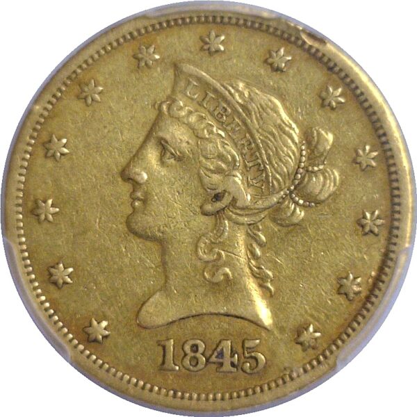 1845-O $10 Liberty  -  PCGS XF-40 - Image 2