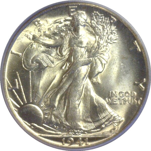 1941-D Walking Liberty Half Dollar  -  PCGS MS-66 - Image 2