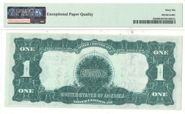 1899 $1 Silver Certificate Fr-229 PMG Gem CU-66 EPQ - Image 3