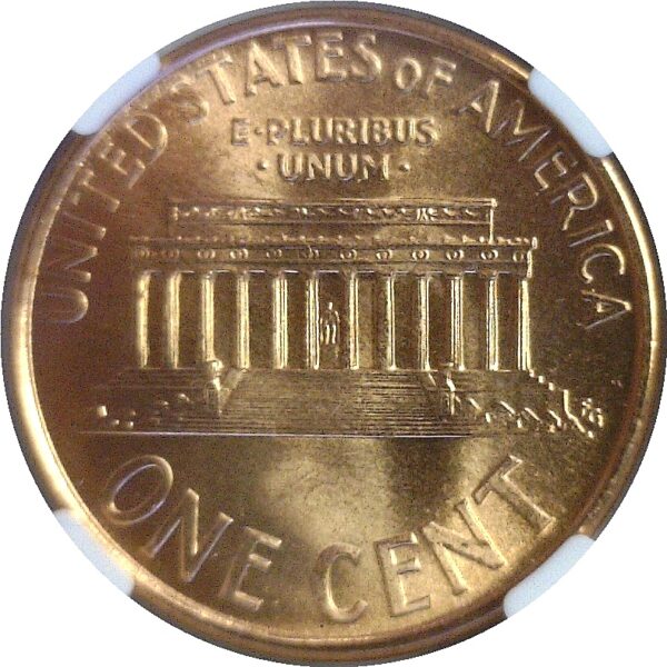 1995 Doubled Die Obv.  Lincoln Cent  -  NGC MS-67 RD - Image 3