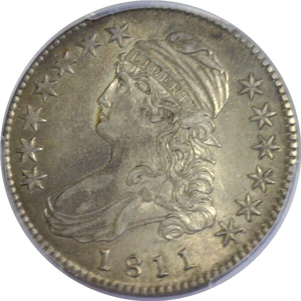 1811 Bust Half Dollar  -  PCGS AU-55 - Image 2