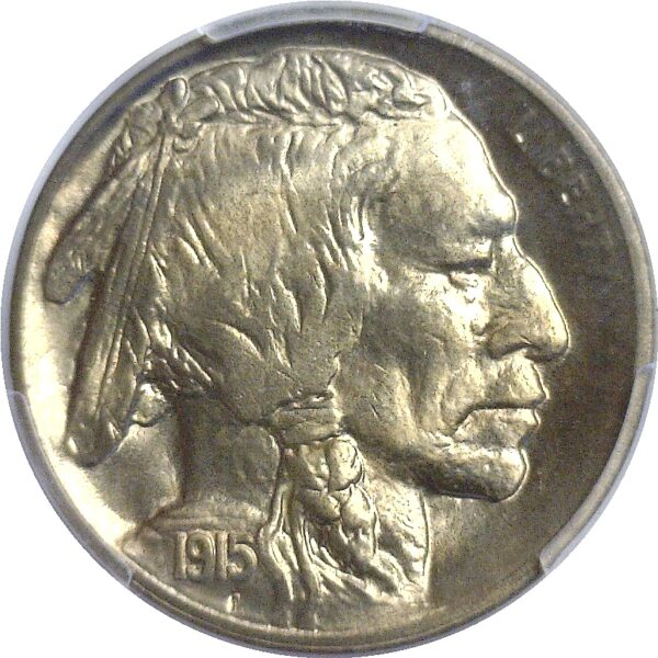 1915-S Buffalo Nickel  -  PCGS MS-66  CAC - Image 2