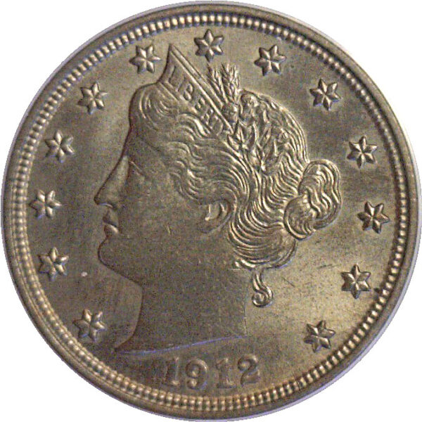 1912-S Liberty Nickel  -  ANACS MS-62 - Image 2