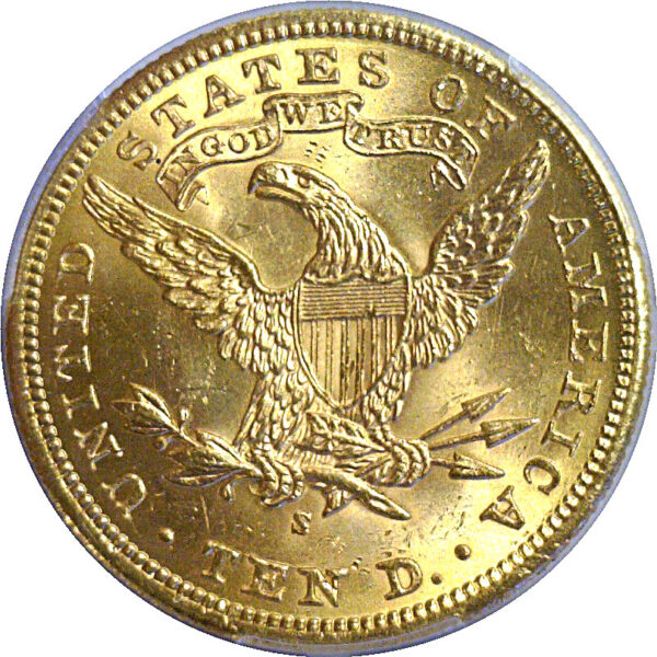 1901-S $10 Liberty  -  PCGS MS-63+ - Image 3