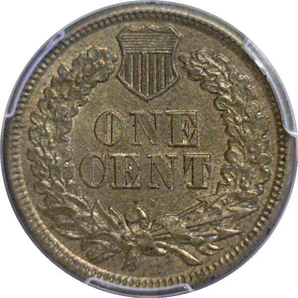 1863 Indian Head Cent  -  PCGS MS-62 - Image 3