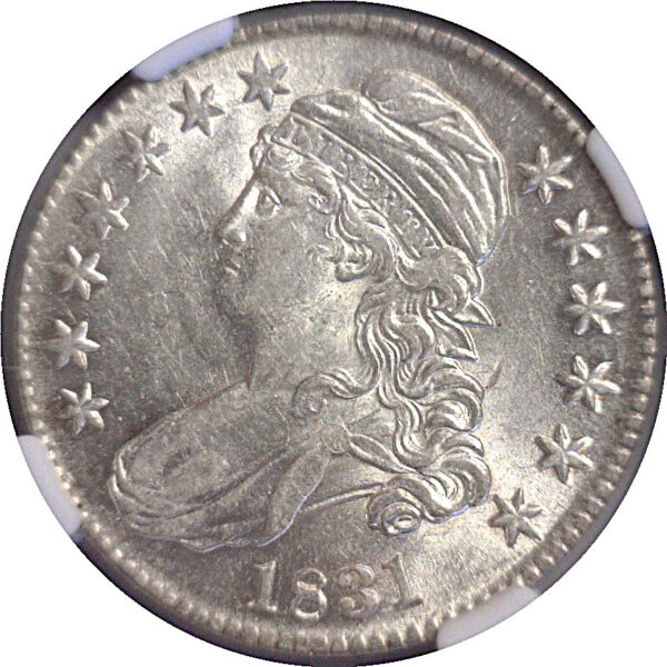 1831 Bust Half Dollar  -  NGC AU-55 - Image 2