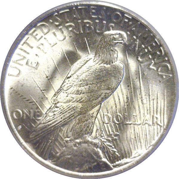 1935-S Peace Dollar  -  PCGS MS-65+ - Image 3