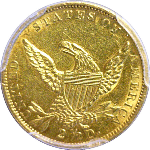 1834 $2 1/2 Classic. -  PCGS AU-58 - Image 3